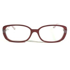 Max Mara MM1131 OB1 Eyeglasses Frames Red Pink Square Full Rim 52-15-130